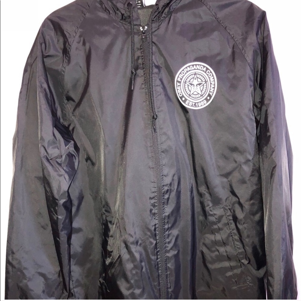 OBEY WINDBREAKER (Black, Size M)